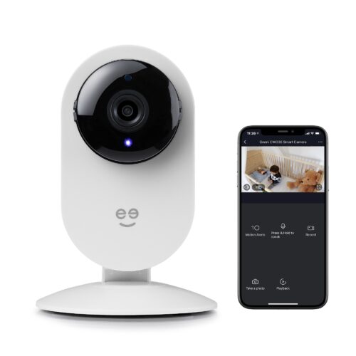 Geeni Glimpse Indoor 1-Camera Plug-in Standard Micro Sd Security Camera System