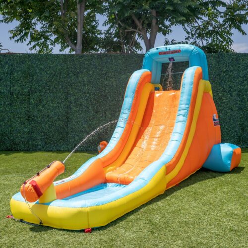 Sportspower My First 186-in Polyester Bounce House Water Slide